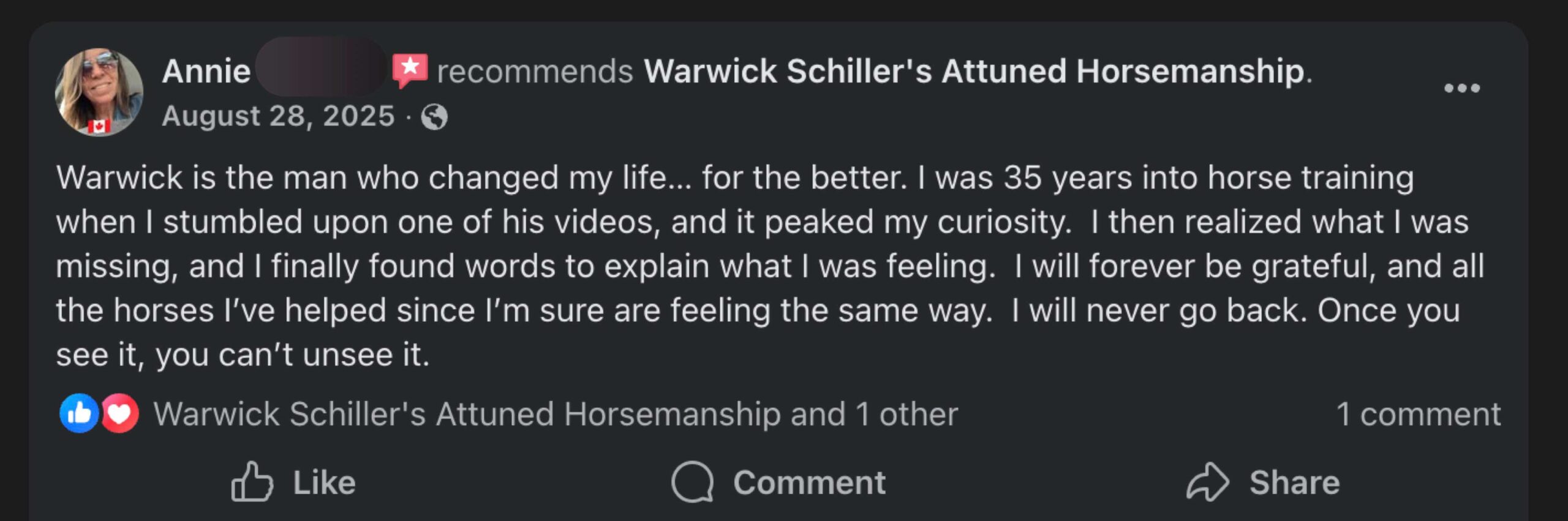 Member testimonial image