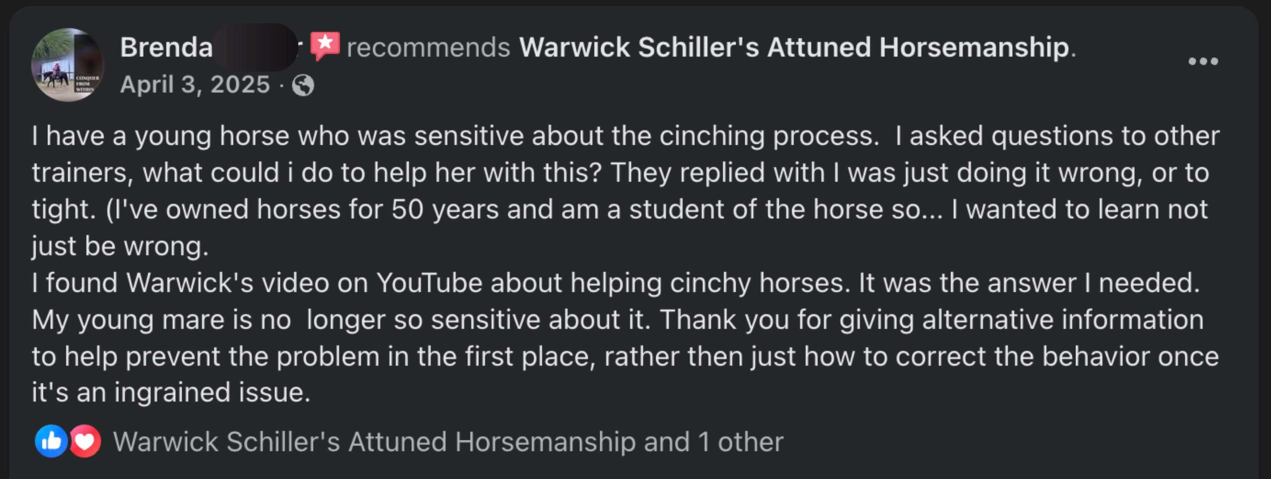 Member testimonial image